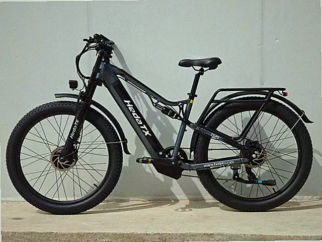 27.5'' Electric Mountain Bicycle 3000W Peak 48V/19.2Ah Commuting E-Bike 7 Speed