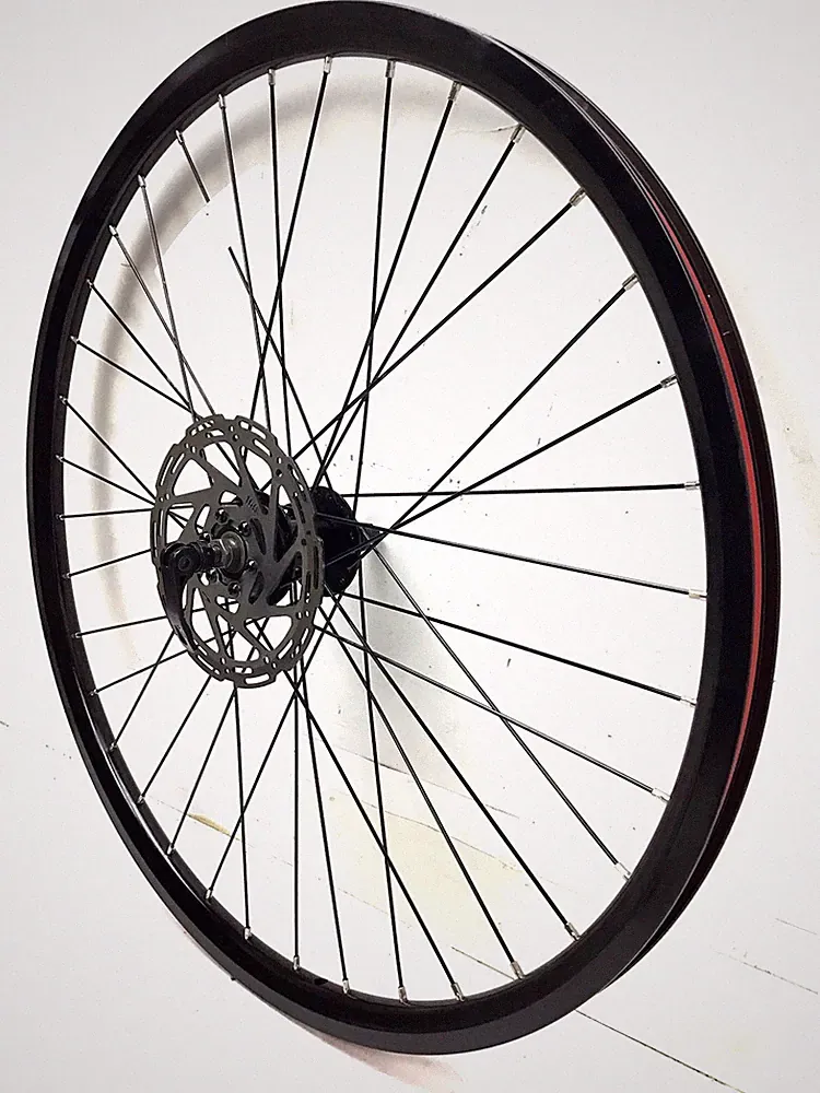 27.5" Front Bicycle Disc Wheel Black QR with 1.95" Tire Mountain Bike 650B #D80