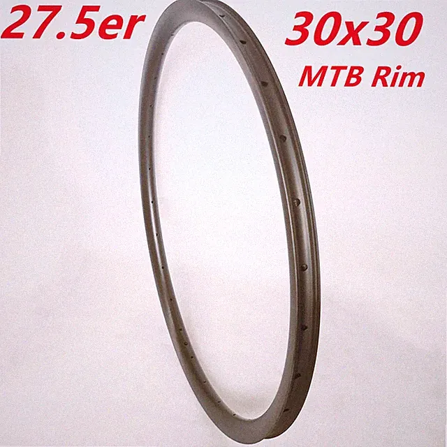 27.5er / 650B Carbon Mountain Bike Rims Hookless Wheel Rim 30x30mm Bicycle Rims