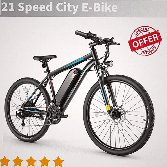27.5inch 500W 48V E-Bike Remoable Battery Bicycle Max22mph for Excercise Gift!