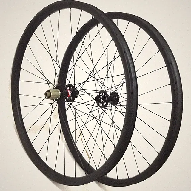 650B 27.5in Carbon Clincher Tubeless Bicycle Wheels DH Mountain Bike Wheelset