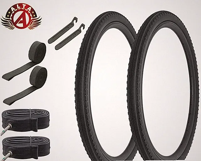ALTA 650B x 47C Bike Tires – SemiSlick All-Terrain Tread, w/Presta Tubes 8pc SET