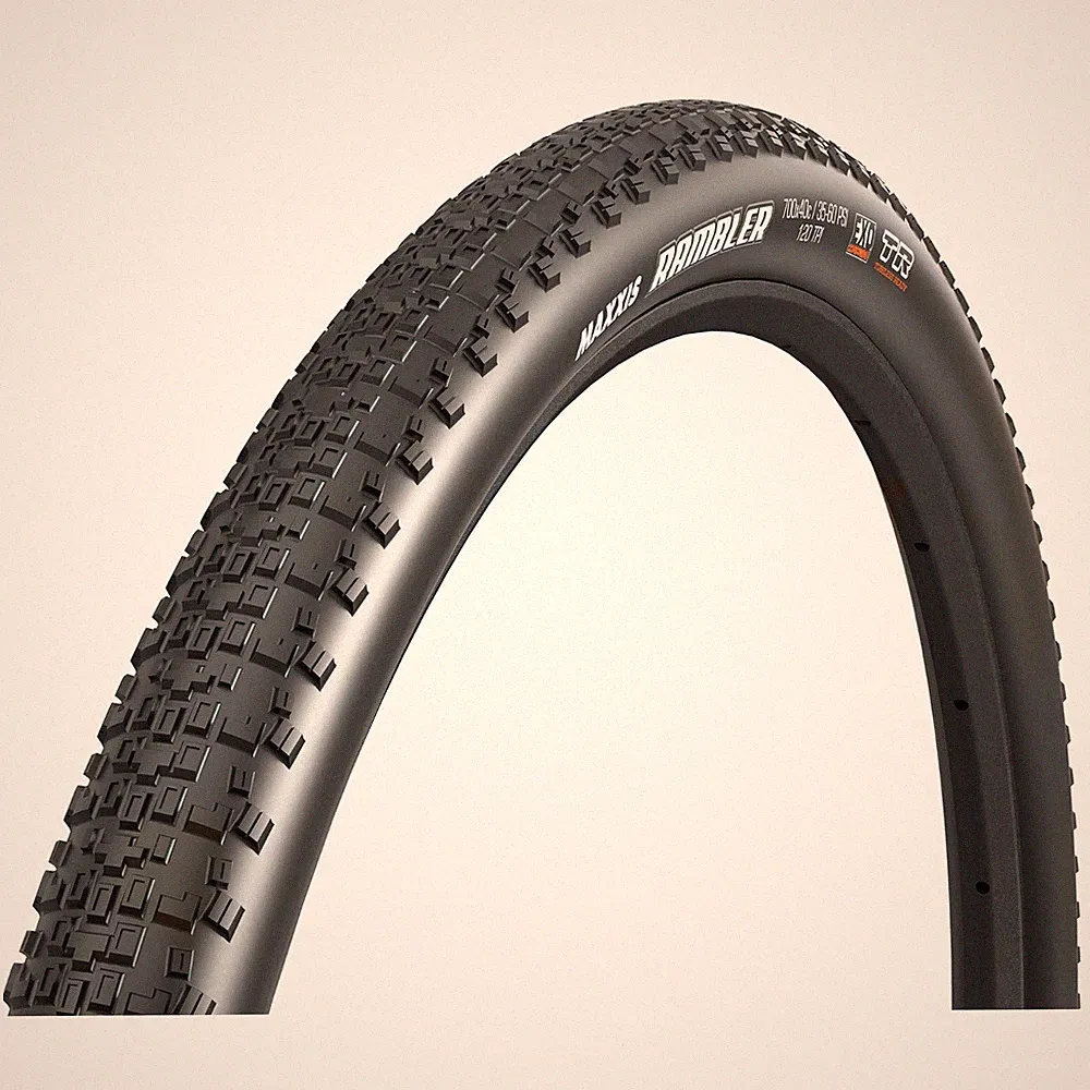 Maxxis Rambler Tubeless Ready EXO Gravel Bike Bicycle Tire Black 650b x 47