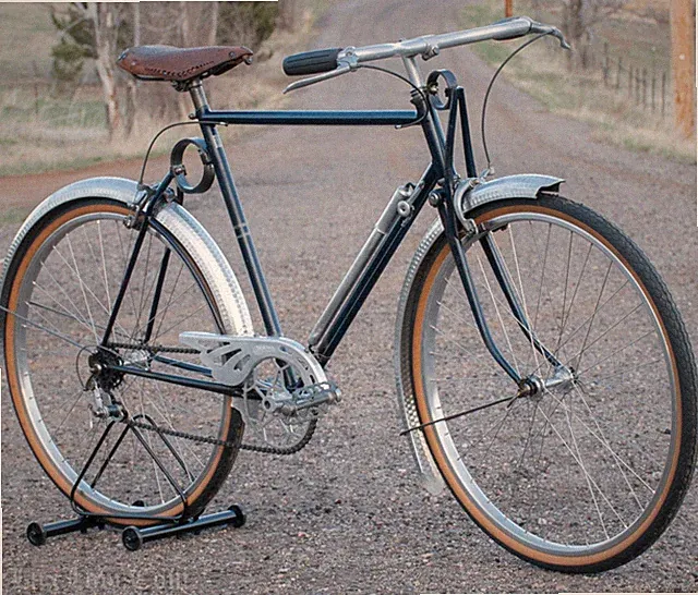 Vintage 1955 French AFA 650b BIKE Full Suspension Hiker Randonneur Tour Bicycle